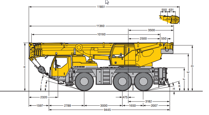 Crane Hire Contract Lifting Liebherr